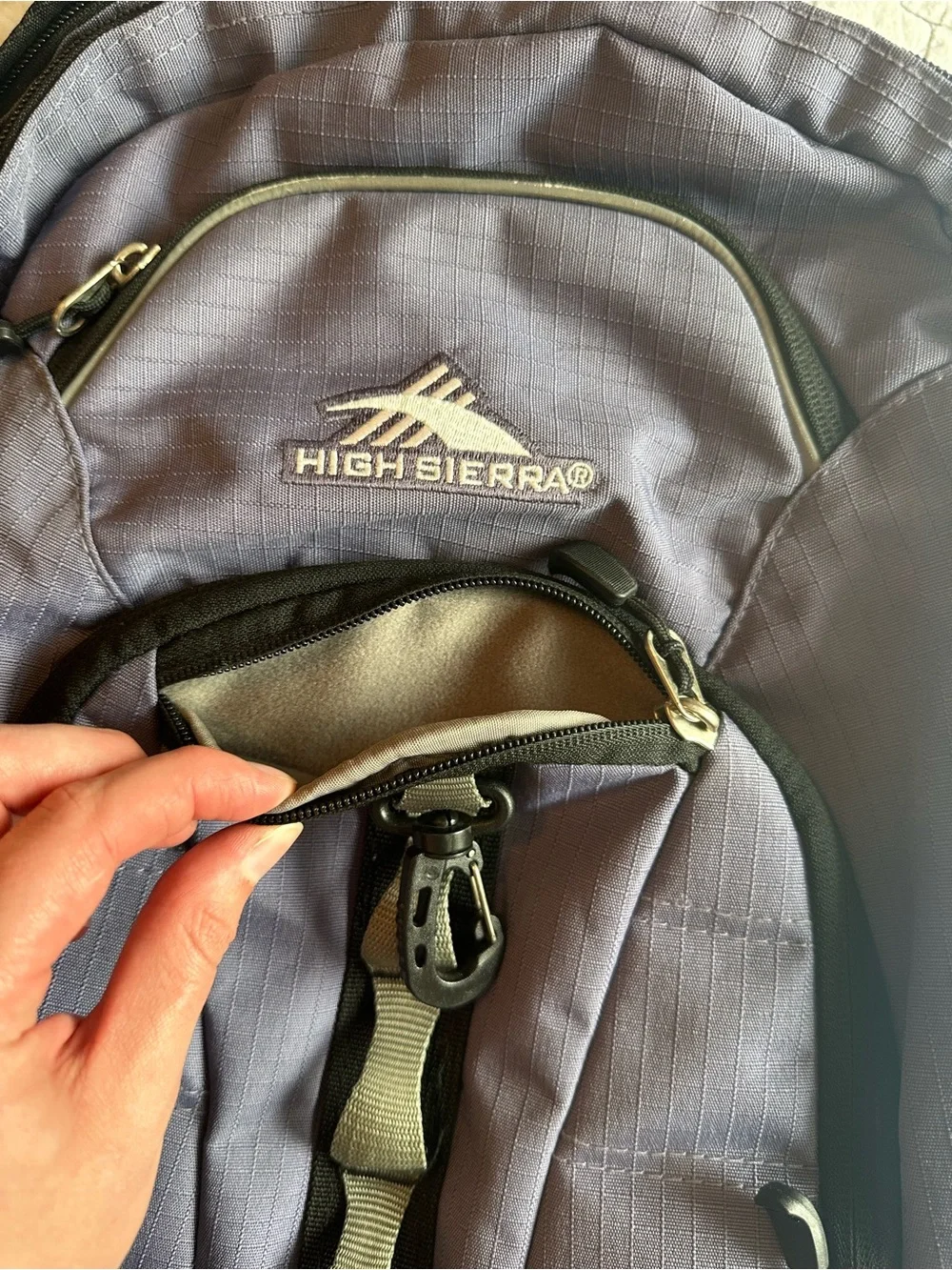 High Sierra Purple Backpack